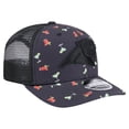 thumbnail image 3 of Men's-New Era  Navy/Black Carolina Panthers Adventure Drinks Pattern 9SEVENTY Stretch-Snap Hat, 3 of 6