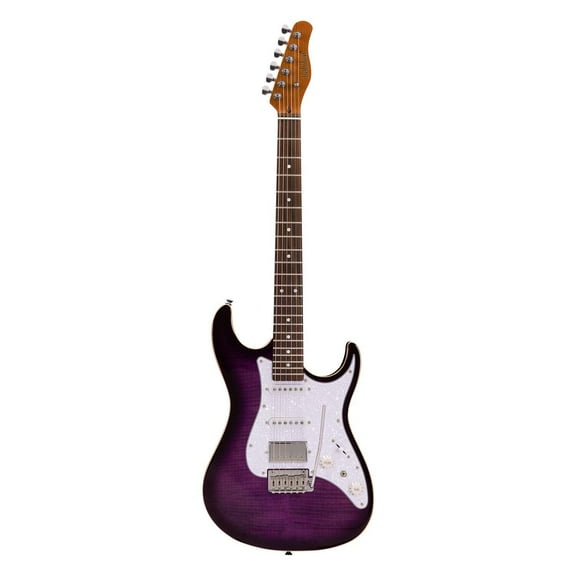Babilon Legend Series Cosmos Purple Electric Guitar With Case