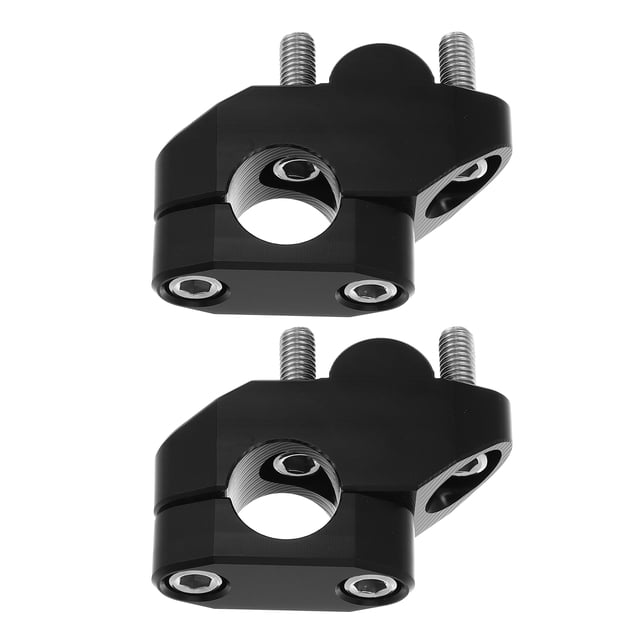 Soporte de manubrio Unique Bargains 2uds Elevadores 7/8' 22mm negro