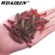 thumbnail image 2 of 20 o 50 Uds. Señuelo suave de gusano de silicona 48mm 0,8g Wobblers de Pesca gusano gusano T cola Swimbait cebo para lubina carpa Pesca aparejos de Pesca Tan Jianjun unisex, 2 of 2