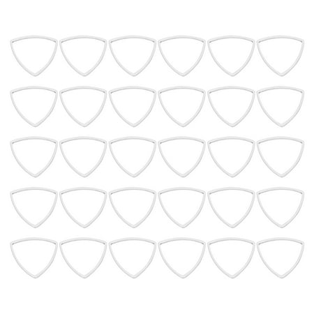 Light Weight Open Back Frame  Geometric Connectors for Jewelry Makers  Silver Teardrop Beading Hoops for Innovative Designs