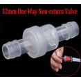 thumbnail image 2 of 12Mm Plastic Clear Check Valve Way Non-Return Valve Aquarium Water Air Diaph, 2 of 5