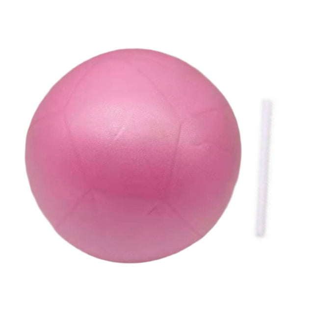 S SERENABLE Small Pilates Ball 15cm Exercise Ball for Stretching Dance Practice Exercise Pink