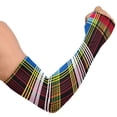 thumbnail image 2 of ALAZA Art Checkered Pattern UV Sun Protection Arm Sleeves UPF 50+ Compression Cooling Sleeve 1 Pair, 2 of 7