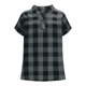 thumbnail image 5 of Blusas para las Mujeres Casual Verano Botón Sólido Cuello en V Suelto Camiseta Blusa Tela Suave Transpirable para la Oficina Casual Uso Diario Camisa de Denim Vestido Mujeres, 5 of 8