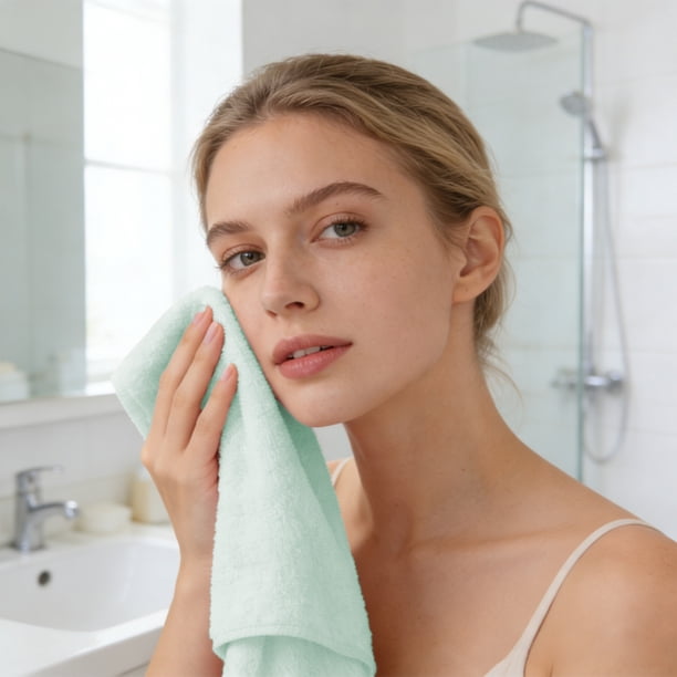 CaiYueKe Soft Absorbent Face Towel, Corals Velvet Towel for Adults and Kids, Gentle Facial Cleansing Cloth, Quick-Dry Bath Towel, Home and Travel Use
