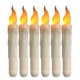 thumbnail image 5 of Bougies Vacillantes Sans Flamme, 1 Tlcommandes, 17cm Ivoire, Bougies De Fentre Led Piles, Minuterie, Lot De 6 Bougies En Plastique Sans Flamme E, 5 of 5