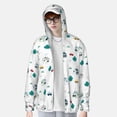 thumbnail image 2 of Balery Cartoon House Car Sudadera ligera de manga larga con capucha y protección solar UPF 50+ para hombre y mujer, ideal para pesca y running-Large, 2 of 7