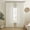 Ivory White, variant on Muuphra Pinch Pleated Light Filtering Linen Blended Curtains with Metal Rings and Hooks for Living Room Bedroom,2 Panels,Cream Beige,40"×63"