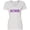 AA-White, variant on Baltimore in Purple Text Women's V-Neck T-Shirt