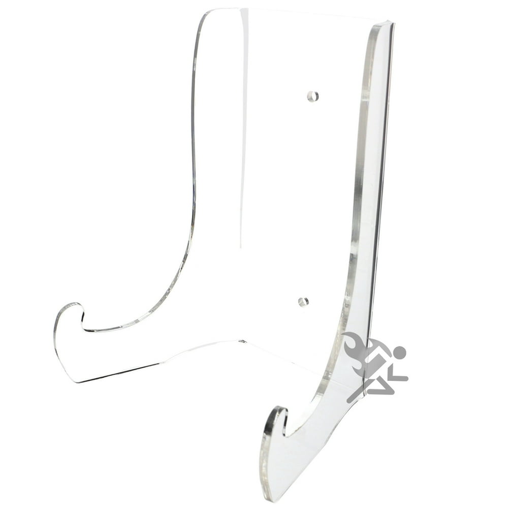 12" Heavy Duty Clear Acrylic Plate Display Stand Easel