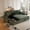 Green, variant on Sleeper Sectional Sofa, 83" Convertible Sofa Bed with Pull Out Couches, Small Desktop, L Shaped Couch with Reversible Chaise, Cup Holders, USB, Modern Corduroy Sofas for Living Room Apartment, Grey