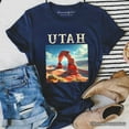 thumbnail image 6 of Iconic Delicate Arch Utah State T-Shirt, Arches National Park Landscape Tee and Western Nature Souvenir, 6 of 6