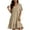 148# Khaki, variant on Women's Summer Dresses Casual Midi Swing Short Sleeve V Neck Tiered A Line Flowy Beach Dress Sundress 2025, Mint Green L