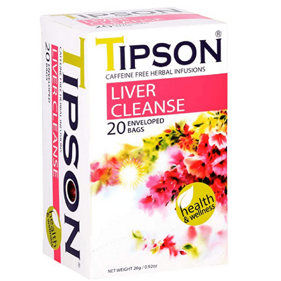 Tipson Caffeine Free Herbal Infusion Liver Cleanse 20 teabags