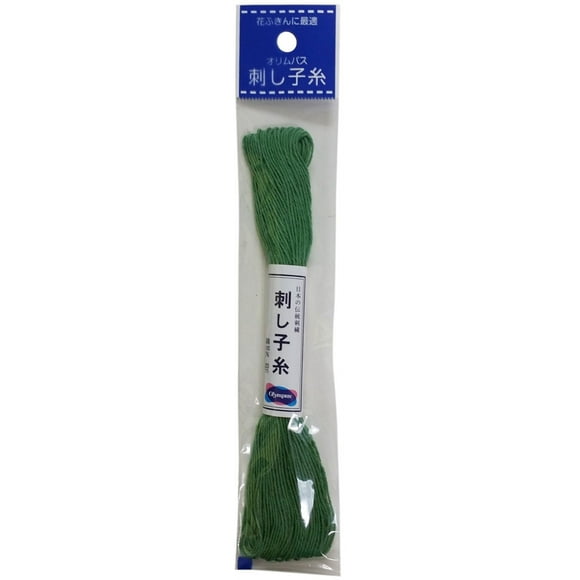 Olympus Fil de Coton Sashiko 22yd Vert Uni ST20SP-07