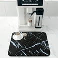 thumbnail image 3 of Smoke Blue Nylon Dish Drying Mat, 16x18in, Quick Dry, Rubber Backed, Absorbent, Draining, Fit Kitchen Counter, Bar, Under Sink, Dishes, Utensils, Dish Rack, 3 of 5