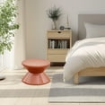 thumbnail image 6 of CoudarTitie Sofa Stool Bedside End Table Hourglass Shape Accent Stool Small Night Stand Shoe 2 Tier, 6 of 9