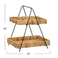 thumbnail image 2 of Household Essentials Geometric Tray Tower with 2 Baskets, 2 of 6