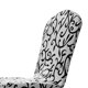 thumbnail image 3 of Elástica Cubierta de Sil de Asiento Spandex Semicírculo Impresión Floral Decoración Partido perfecl  Funda de silla, 3 of 5