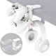 thumbnail image 2 of 1 Pcs White 3-in-1 PC Gaming Headphone & Controller Holder - Universal Headset Controllers Hook with Cable Organizer, 2 of 2