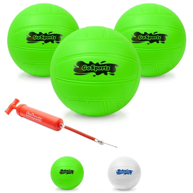 Paquete de Voleibol Acuático GoSports Blanco Ideal para Piscinas y Césped