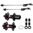 thumbnail image 2 of Quick Release Hubs Road Mountain Bike Front & Rear Axle Hollow Shaft Set, 2 of 8