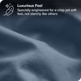 thumbnail image 4 of Bare Home Percale Weave Pillowcase Set - 300 Thread Count - 100% Organic Cotton - Standard, Bering Sea, 4 of 4