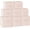 Peach Pink, variant on Large Storage Cubes - 13 Inch Heavy Duty Fabric Storage Bins for Shelves Closet, Cube Organizer - 8 Pack Collapsible Cube Storage Bins Baskets for Organizing Clothes Blankets Toys (Beige)