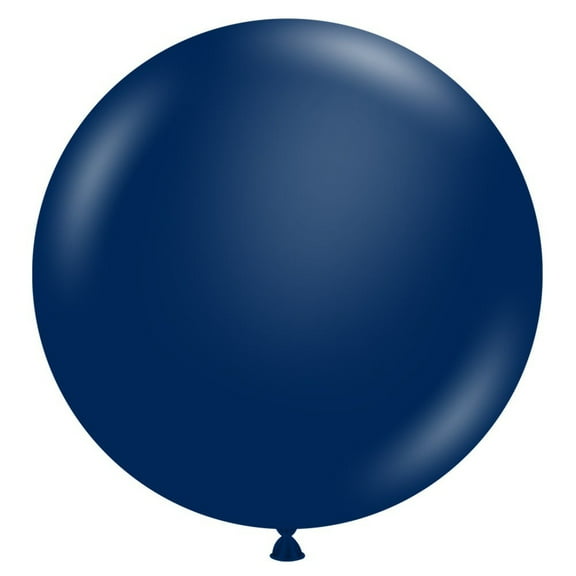 36 inch Tuftex Metallic Midnight Blue Latex Balloons (1 Pack) - Party Supplies Decorations