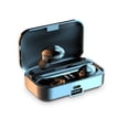 thumbnail image 2 of 1 par de auriculares inalámbricos LED en la oreja, manos libres, IPX5, impermeables, compatibles con Bluetooth, V5.0, auriculares, negro Inevent EL004788-01B, 2 of 7