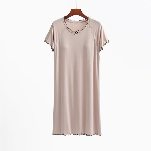 mfyjkho Vestidos para mujer, Camisón sin mangas holgado y cómodo con almohadilla para el pecho para mujer Vestidos festivos para mujer xl