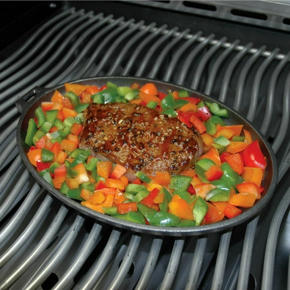 Napoleon 56003 Professional Cast Iron Grill Skillet with Removable Handle