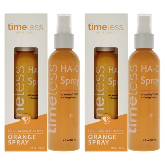 Timeless HA Plus C Matrixyl 3000 - Orange , 4 oz Spray- Pack of 2