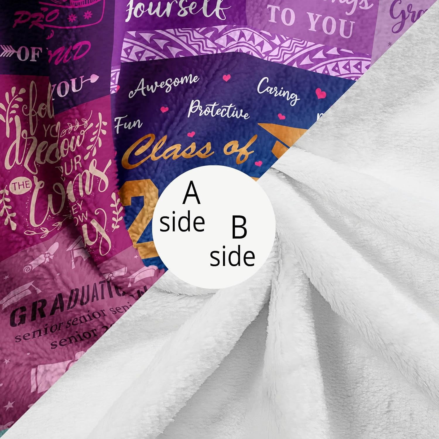 Graduation Gifts Blanket - 2026 High School College Graduation Gifts for Her Him - Class of 2026 Throw