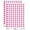 Hot Pink, variant on Isometric Book Shelf Storage Furniture Bookshelf 200+ Round Stickers - Matte Finish - 0.50" Size - Red
