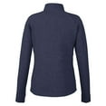 thumbnail image 5 of North End NE725W Women's Spirit Textured Quarter-Zip Pullover-Classic Navy Heather-2XL, 5 of 6