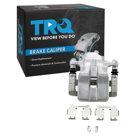 TRQ Rear Left Brake Caliper w/Bracket Drivers Side Compatible with 2012-2019 Toyota RAV4