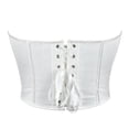 thumbnail image 4 of QSAWXQZ Women's Overbust Corset Top Strapless Sweetheart Neck Satin Boned Waist Cincher for Steampunk Party Clubwear Bustier XS, 4 of 8