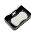 thumbnail image 5 of Unique Bargains 1 Pc Soap Dish Double-layer Drain Soap Holder for Bathroom Black, 5 of 6