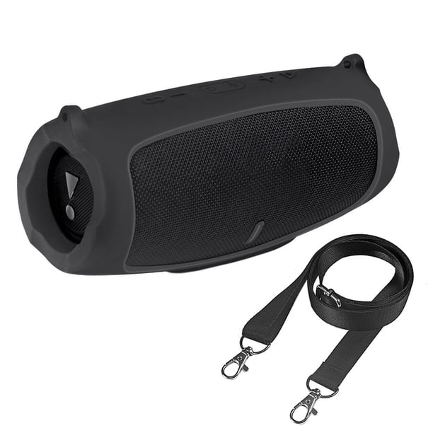 Funda de silicona de viaje portátil con correa para JBL Charge 5 funda protectora inalámbrica para altavoz compatible con Bluetooth