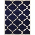 thumbnail image 3 of Unique Loom Trellis Collection Area Rug - Austin (9' x 12' 2" Rectangle Navy Blue/Beige), 3 of 11