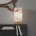 thumbnail image 2 of Jamie Young Ghost Axis Alabaster Table Lamp, 2 of 4