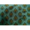 thumbnail image 4 of oneOone Cotton Silk Fabric Leaves|Floral & Paisley Block Print Sewing Fabric BTY 42 Inch Wide, 4 of 4