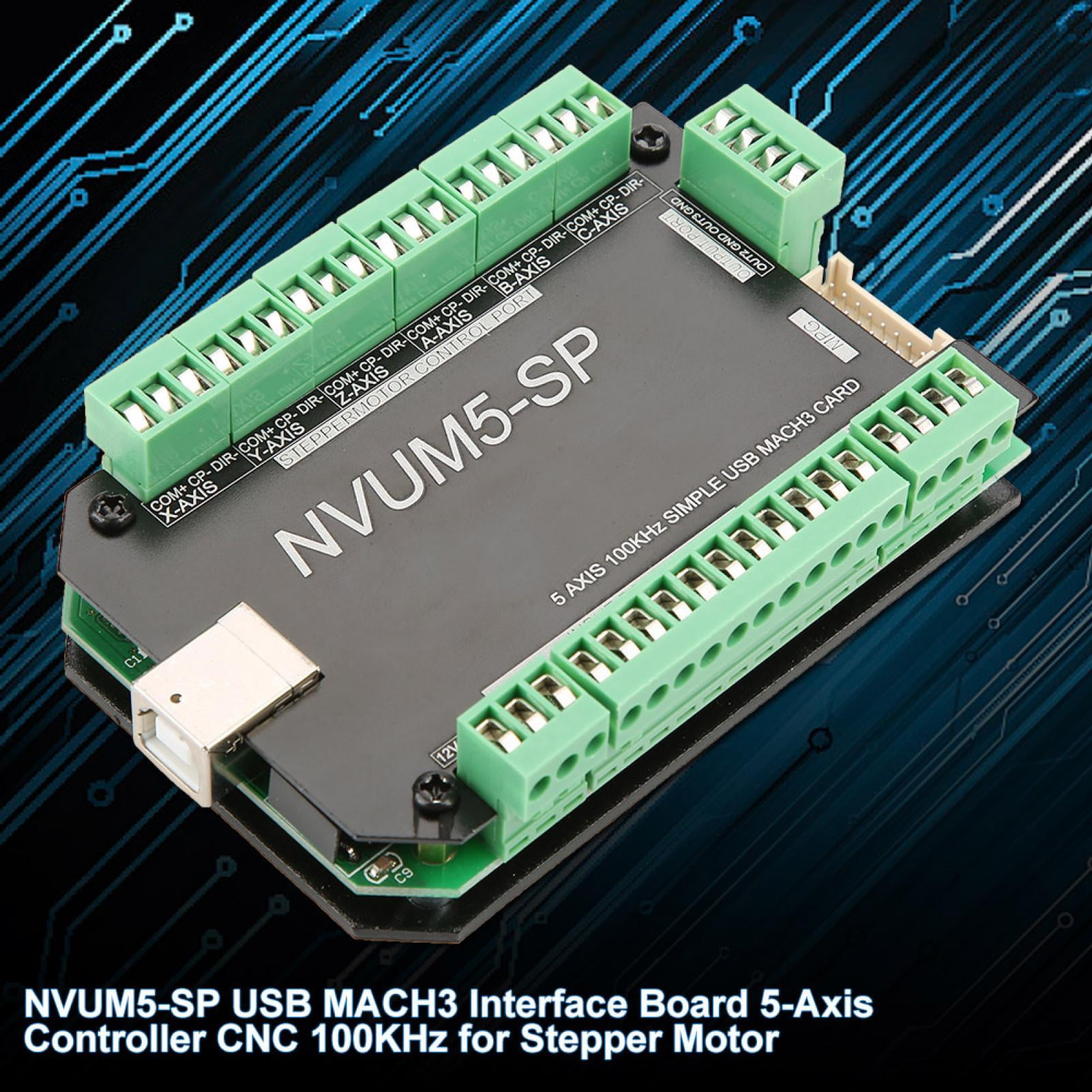 USBMACH3 Interface Board 5Axis Controller CNC 100KHz f/Stepper Motor NVUM5-SP 