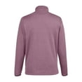 thumbnail image 5 of CORE365 CE73 Men's Venture Heathered Stripe Quarter-Zip Pullover-BURGUNDY/ WHITE-5XL, 5 of 6