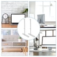 thumbnail image 3 of CRILSTYLEO 2Pcs White Adjustable Pegboard Desk Mount for Office with Sturdy Support and Easy Installation, 3 of 8