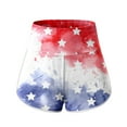 thumbnail image 5 of HAIJIE Swim Board Shorts Summer Beach Lightweight Short Pants Sport Shorts Women for Women Girls Elastic Waist Embroidered Ruffle Shorts, 5 of 6