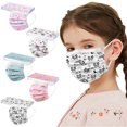 thumbnail image 2 of Dsscvnef 50PC Kids Children's Mask Disposable Face Mask Industrial 3Ply Ear Loop Mask, 2 of 9