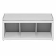 thumbnail image 6 of Furinno CUBICLE 3-Cube Storage Bench with Comfy Cushion in White, 6 of 6